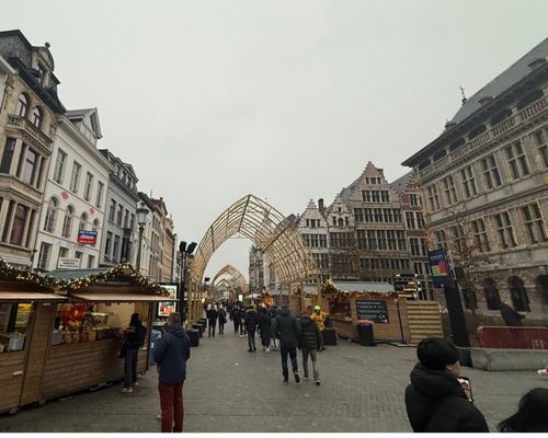 Kerstmarkt suikkerrui  Antwerpen